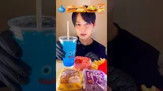 McDonald&rsquo;s &times; Dragon Quest #asmr #mukbang #chineseburger #asmrfood #eatingsounds #eating #eatingshow