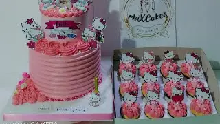 How to make Hello Kitty Two Tier Cake