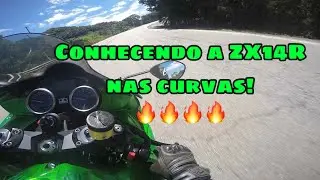 Conhecendo a Kawasaki zx14r nas curvas. 