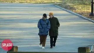 Mark Ruffalo And Wife Sunrise Coigney Spotted Walking Through Central Park In New York City