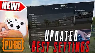 *UPDATED* BEST NEW SETTINGS on PUBG CONSOLE XBOX PS5 PS4