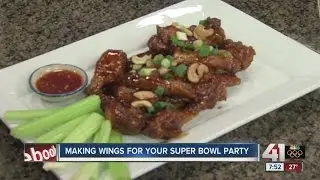 Making wings for your Super Bowl party