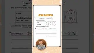 GCSE Chemistry: Exam Question | Bond Energies