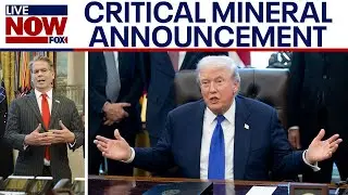FULL REMARKS: Trump talks critical minerals, takes questions inside Oval Office