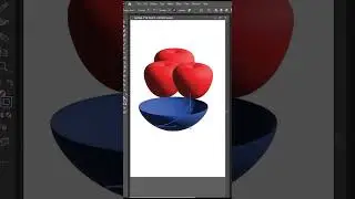 🍎3D Apple in Illustrator🍎#shorts #illustrator