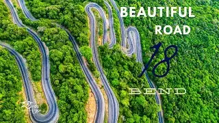 #18bend -18 වංගුව.#beautiful  road  #mahiyanganaya  #kandy  #road  #dronevideography #4k #srilanka