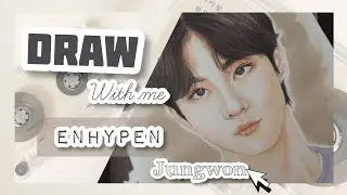 Draw with me - Enhypen JUNGWON | #enhypen #jungwon