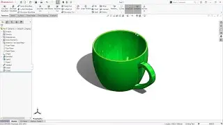 SolidWorks Tutorial: How to Design a 3D Coffee Mug