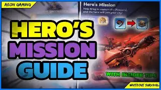 ⚡Hunt Efficiently! and Hero's Mission will be the Best Place to Grind - Whiteout Survival Guides