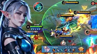 BUILD TOP 1 GLOBAL MIYA🔥LAWAN SETEBAL APAPUN AUTO TEMBUS🔥Mobile Legends