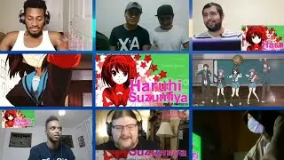 Suzumiya Haruhi No Yuutsu opening 2 reaction mashup