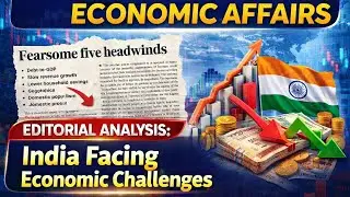 Editorial | ExplainedIndia Facing 5 Economic Headwinds | Current Business & Economic Affairs