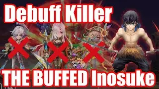 The Power of BUFFED Fire Inosuke, He is a new Debuff Killer🤠🤠🤠【Summoners War RTA】