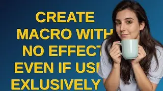 Tex: Create macro with no effect, even if used exlusively in a line