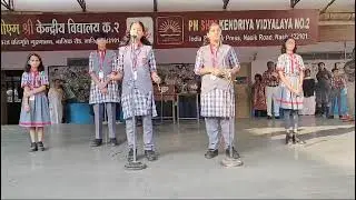 Demonstration of STEM-based Science Activity during Morning Assembly at PM SHRI KV ISP Nashik