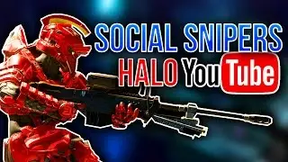 Social Snipers Gameplay Ft. Halo YouTubers - Halo 5 Guardians