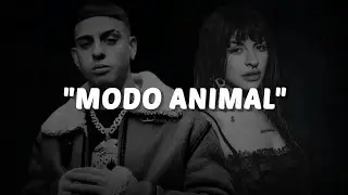 MESITA, CAZZU - MODO ANIMAL || LETRA