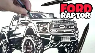 Dibujando una FORD RAPTOR 
