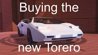 Buying the Torero Limited Time Vehicle (Roblox Jailbreak)