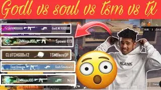 GODL vs SOUL vs TSM vs TX 👀😳 FULL INTENSE FIGHT LAST ZONE🔥🔥