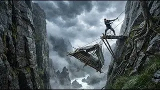 3 Days Building Terrifying Hanging Shelter on Deadly Cliff | Survival ASMR