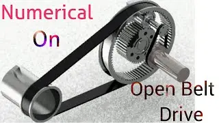 Numerical on Open Belt Drive