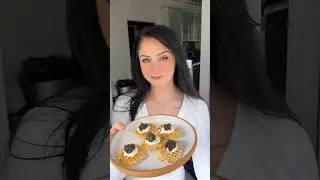 Waffle Chips and Caviar!! #cooking #easyrecipe #fancy