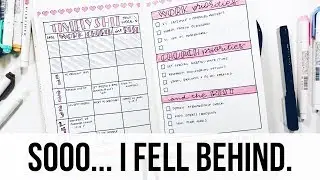 Plan With Me | Bullet Journal Weekly Planning