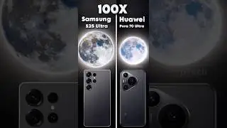 Тест Samsung Galaxy S25 Ultra против Huawei Pura 70 Ultra Live Moon Zoom