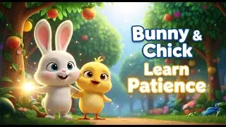 Bunny & Chick and the Magic Fruit 🍎 | Best Moral Story for Kids 🐤🐰 give me description#cartoon#cute