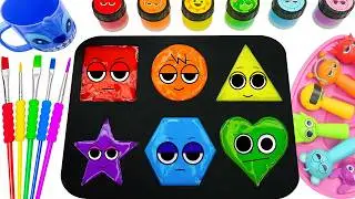 Satisfying Video l DIY How To Make DIY 6 Glitrer SPRUNKI Candy Lollipop Labubu Paint Color ASMR