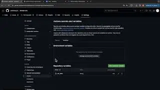 Github Actions Certification - Set Environment Variables from UI
