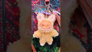 Cute DIY ✨🩷 Labubu Keychain making #shorts #art #craft #diy #dollmaking #handmade #labubu