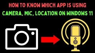 How to Know Which App is Using Camera, Mic, Location on Windows 11