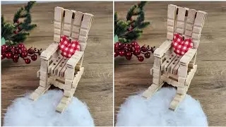 Clothespin Crafts &ndash; Adorable Handmade Chair
