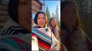 A&rsquo;ho 🪶#nativewomen #indigenous #beauty #nativeamerican #culture #suite #history #dance #shorts