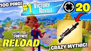 Best 100 Ping Player Solo RELOAD Gameplay (Fortnite Chapter 6 Season 4 Keyboard & Mouse)