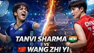 Tanvi Sharma vs Wang Zhi | India vs China | India Open 2026 Women's Singles Full Match