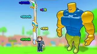 i built THE BEST SWORD in Roblox Build A Sword
