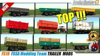 FS19 | Trailer Mods by FSSA Modding Team (2019-09-07) - review