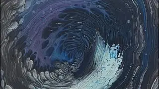 Heart Realm (cloudpour) Magic using pouring art and TLP pigments Unicorn and Cresendo