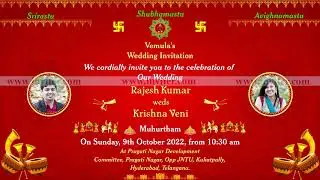 Wedding Animated E-card Invitations | Wedding Video Card Invitations for WhatsApp | inviter.com