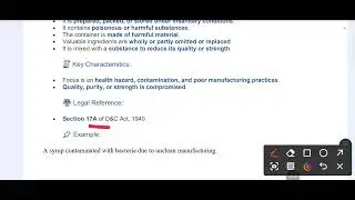 Adulterated Drug, Spurious Drug & Misbranded Drug | Definitions & Sections Explained in Marathi