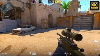 CS2 Dust2 Full Competitive Gameplay | Hitman 19 Kills Quad Kill | The Hitman Arena