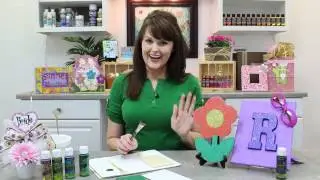 DecoArt&reg; Tips & Tricks: Basic Glitter Techniques