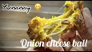 ONION CHEESE BALL || EVENING SNACK || HOME MADE FOOD RECIPE