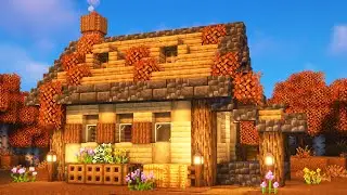 Minecraft: Minecraft Autumn Starter House #shorts