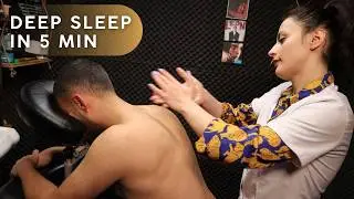 ◉ MIDNIGHT CHAIR MASSAGE ASMR (Head-Neck-Back)