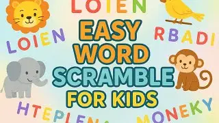 Learn English Kids Easy Word Scramble #english #kidsenglishlearning #scrambleword #quiz #spelling