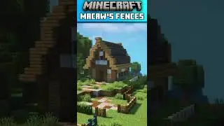 Minecraft Macaw's Fences and Walls : Barri&egrave;res! | Mod 1.19 #shorts #minecraftshorts #minecraftmod